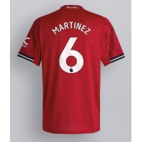 Manchester United Lisandro Martinez #6 Domáci futbalový dres 2025-26 Krátky Rukáv